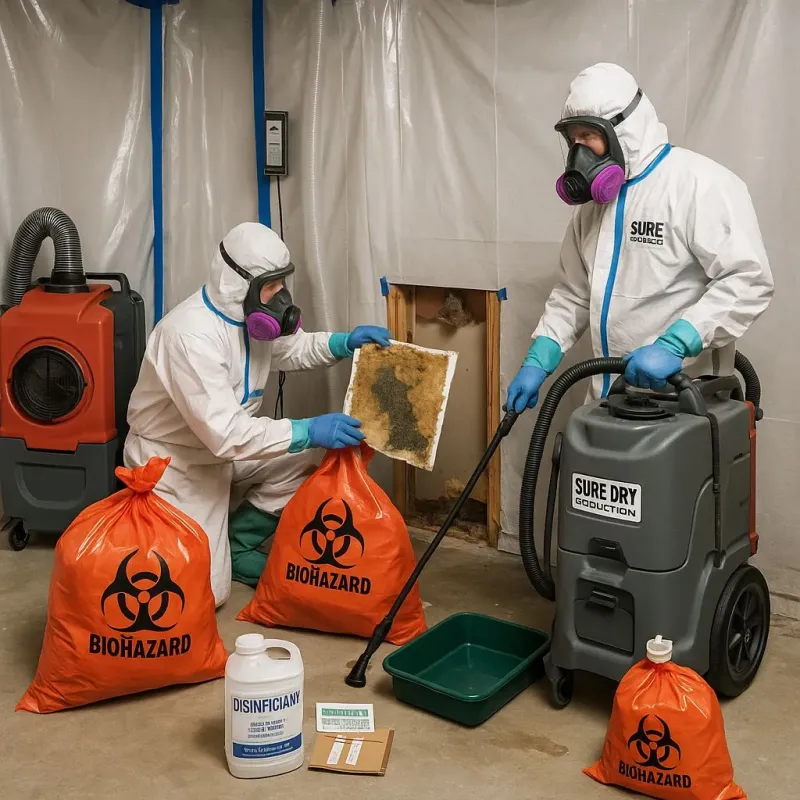 Contaminated Water Handling Protocols process in Creve Coeur, IL